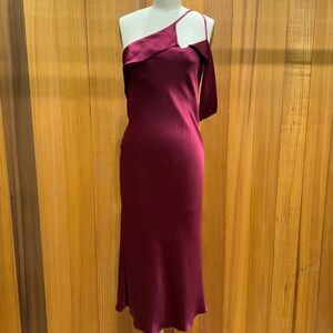 Michelle Mason silk midi dress